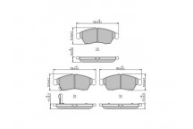 BRK PAD SET FT SUZUKI 01-13