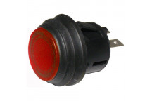 Pearl Automotive PWN945 Push Switch - Splash Proof Red