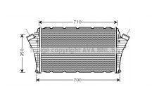 INTERCOOLER SAAB 43711 9 3X 07-12