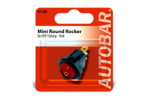 Autobar Mini Rocker Switch Red On/Off