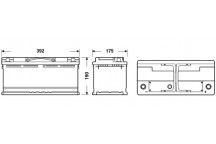 2YR EXIDE BATTERY 96-23