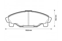 BRK PAD SET FT DAIHATSU MAZDA 79-06