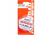 Autobar 5 Amp Cable 7 Metre White
