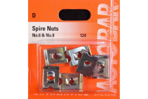 Autobar Spire Nuts No.6/No.8 Pack of 4