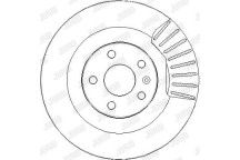 SGL BRK DISC R VOLV S90 V90 XC60 XC90 15-21