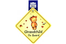 Grandchild On Board Hangers Sticker