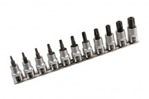 Laser Tools 6068 11 Piece Tamperproof Star Socket Bit Set 3/