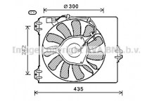CLG FAN RH FIAT SEDICI SUZU SX4 06-14