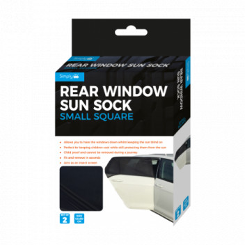Simply Auto SUN10 Small Square Sun Sock (Pack of 2) - UV Win