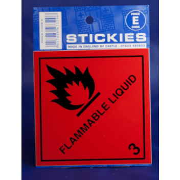 Flammable Liquid Sticker