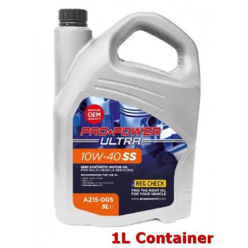 10W-40 SS Semi Synthetic Engine Oil 1L