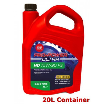 HD 75W-90 Fs Fully Synthetic Extreme Pressure Gear Oil 20L