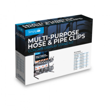 Simply Auto S-23-003-MSE Mild Steel Hose Clip Stand - With A