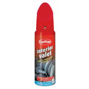 CarPlan Interior Valet with Brush 400ml Foaming Upholstery C