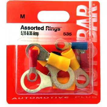 Autobar Assorted Rings Pack of 8