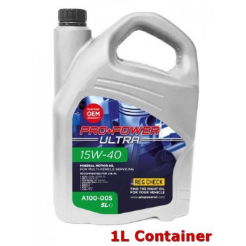 15W-40 High Performance Mineral Engine Oil 1L