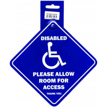 Disabled Please Allow Room Sticker