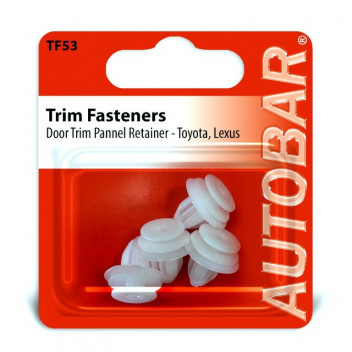 Autobar Door Trim Panel Retainer White ? Toyota/Lexus Pack o
