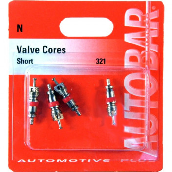 Autobar Valve Cores Short Pack of 4