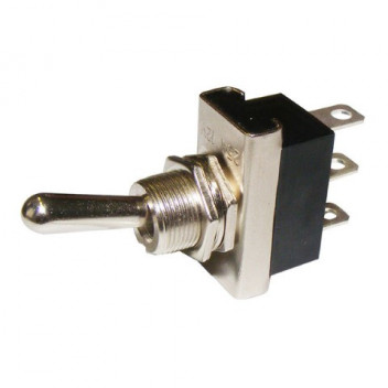 Pearl Automotive PWN953 Flick Switch - On & Off & On Chrome