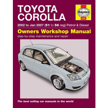 Workshop Manual Haynes Manual Corolla 02-07
