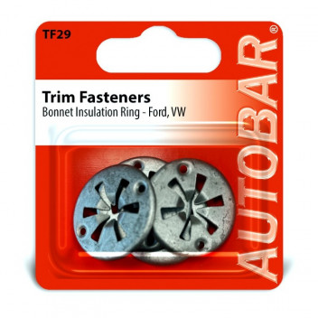 Autobar Bonnet Insulation Ring Grey ? Ford/VW Pack of 4