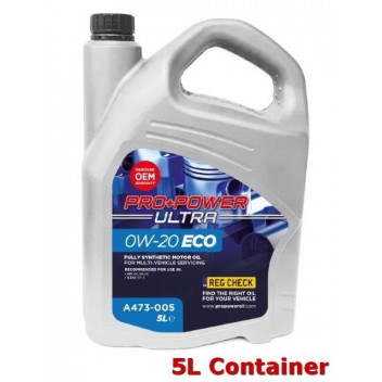 0W-20 ECO Fully Synthetic Engine Oil 5L