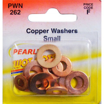 Pearl Automotive PWN262 Copper Washers - Small Assorted - Pa
