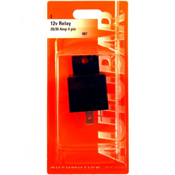 Autobar Relay 30A 4?Pin (Rad Fan / Horn)