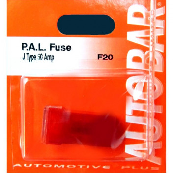 Autobar PAL Fuse J?Type 50 Amp Red