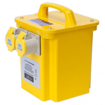 Sealey TR2000 2000VA Transformer - 230V to 110V Step-Down Po
