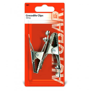 Autobar Crocodile Clips 50 Amp Pack of 2