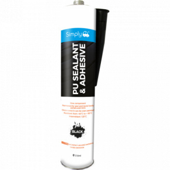 Simply Auto K152611 Black Polyurethane Adhesive Sealant 310m