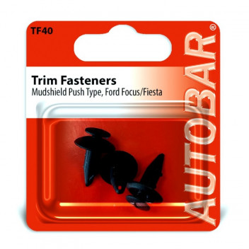 Autobar Mudshield Push?Type Retainer ? Ford Focus/Fiesta Pac