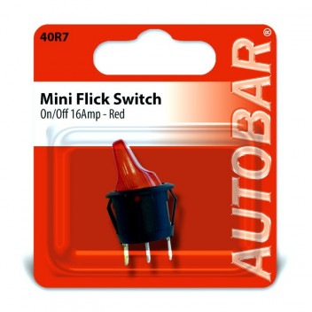 Autobar Mini Flick Switch Red