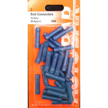 Autobar Butt Connectors 15 Amp Pack of 30