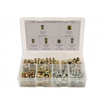 Laser Tools 31881 135 Assorted Brake Nut Fittings