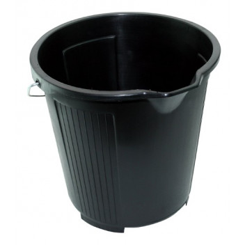 Kent Car Care CWB100 10L Black Plastic Trade Bucket with Han