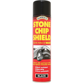 Hammerite 5092832 Stonechip Shield Black 600ml - Anti-Stone