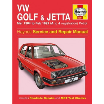 Workshop Manual Haynes Manual Golf 84-92