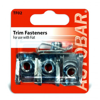 Autobar Trim Fasteners for Fiat Pack of 4