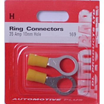 Autobar Ring Connector 10mm 35 Amp Pack of 2