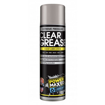 Power Maxed PMCG500SC06 Clear Grease Spray 500ml - Multi-Pur
