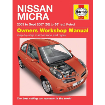 Workshop Manual Haynes Manual Micra 03-07