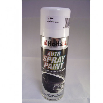 Holts L117C White Paint Match Pro Vehicle Spray Paint 400ml