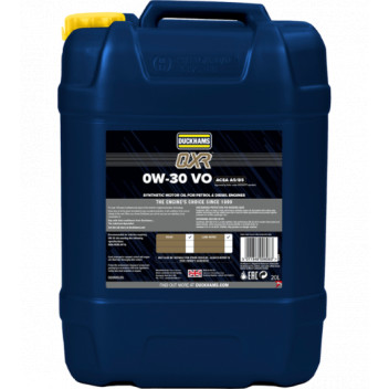 Duckhams DQXRVOL20L QXR 0W-30 VO Engine Oil 20L - QXR79-020