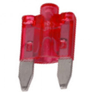 Pearl Automotive PWN909 10 Amp LED Mini Blade Fuses - Pack o