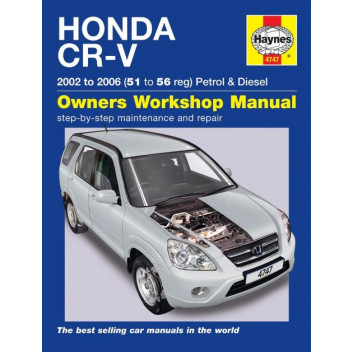 Workshop Manual Haynes Manual Hond Crv 02-06