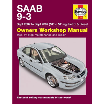 Workshop Manual Haynes Manual Saab 93 Petrol Diesel 02-07