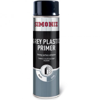 Simoniz SIMP08D Grey Plastic Primer 500ml - Adhesion Promote